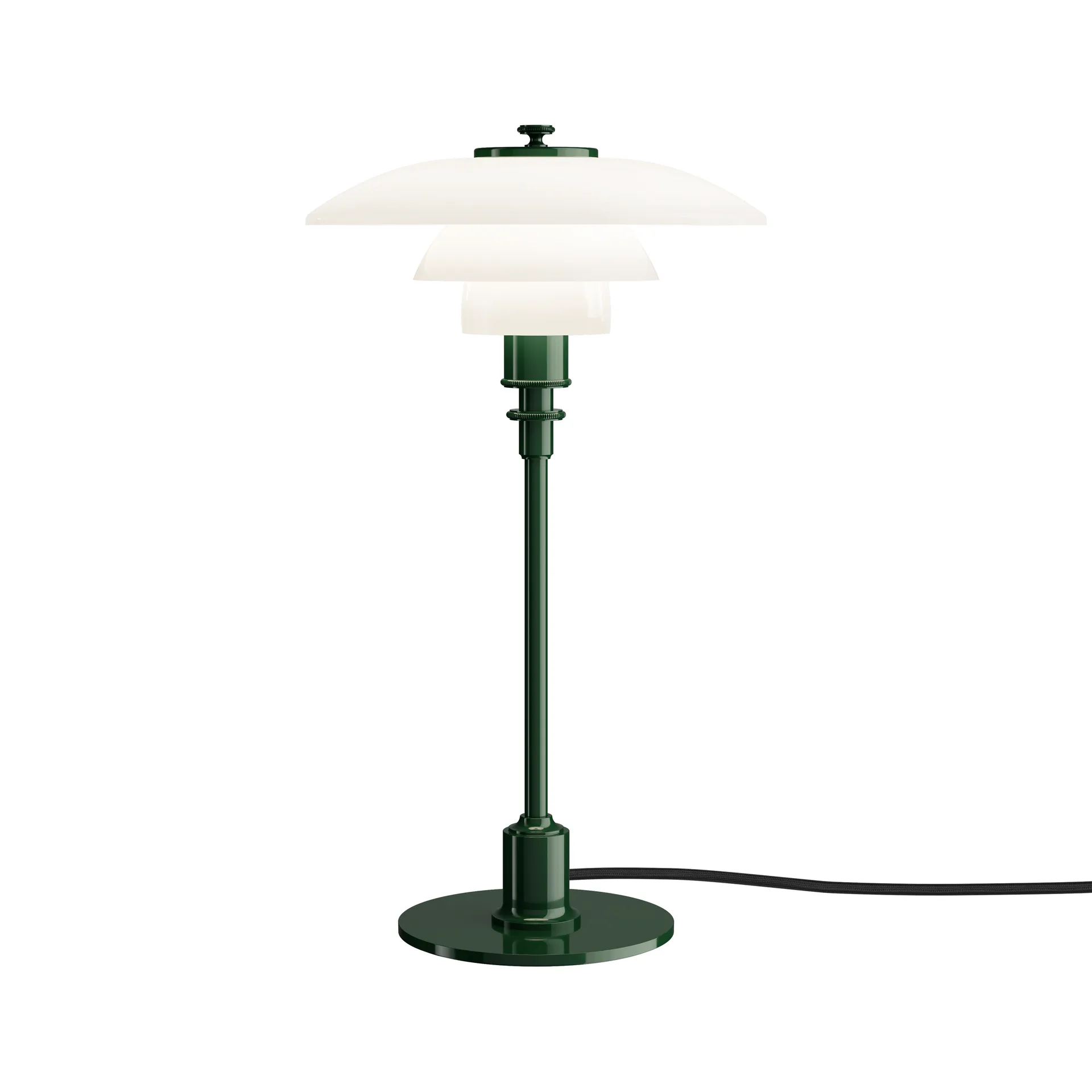 PH 2/1 tafellamp, Glossy deep green Louis Poulsen