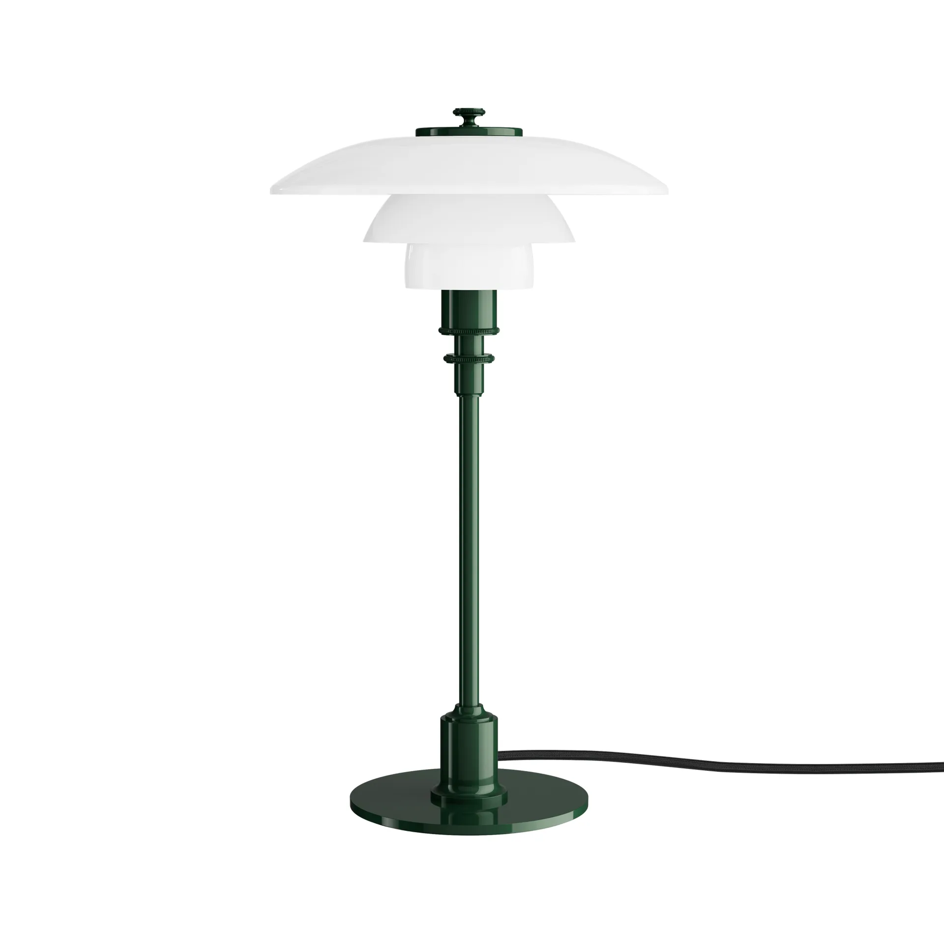 PH 2/1 tafellamp, Glossy deep green Louis Poulsen