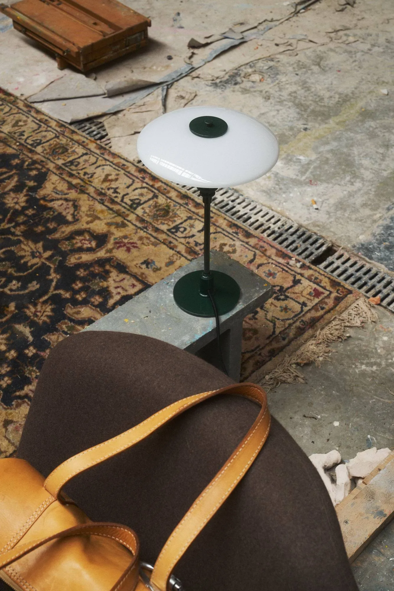 PH 2/1 tafellamp, Glossy deep green Louis Poulsen