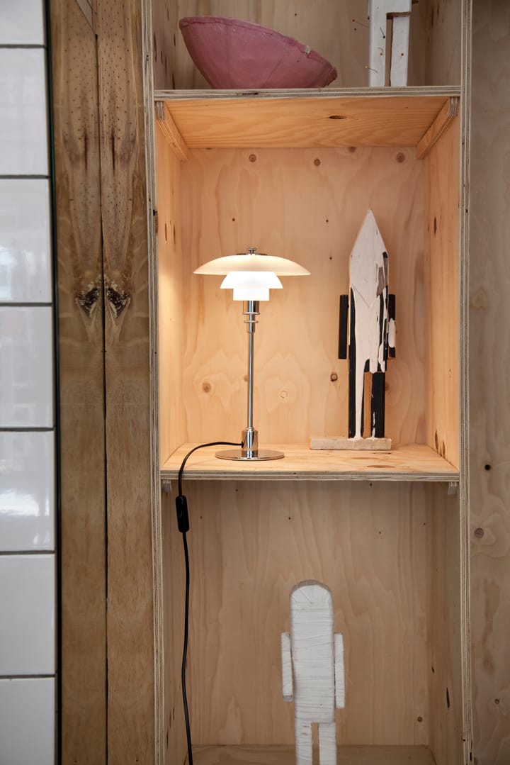 PH 2/1tafellamp, Chroom Louis Poulsen