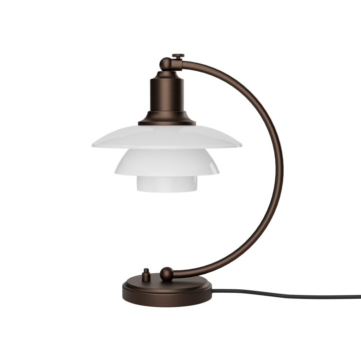 PH 2/2 Luna tafellamp - Aged brass-opaalglas - Louis Poulsen