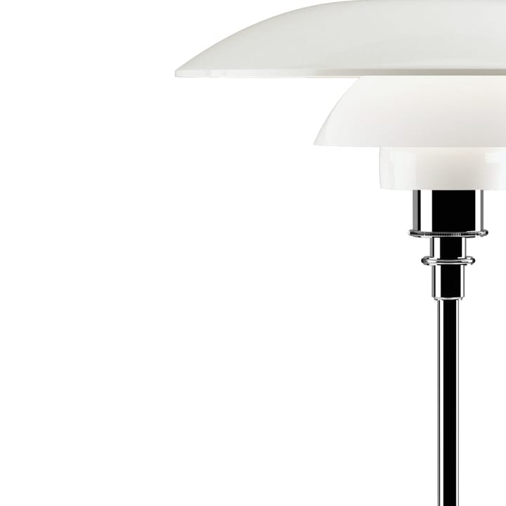 PH 3½-2½ opaalglas tafellamp, Chroom Louis Poulsen