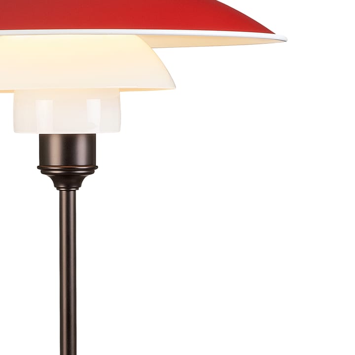 PH 3½-2½ tafellamp, Rood Louis Poulsen