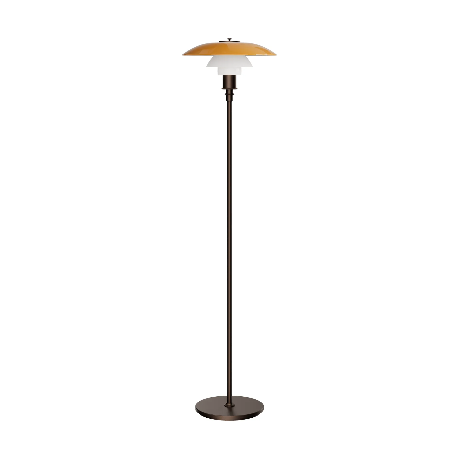 PH 3½-2½ vloerlamp Centenary Edition, Amber-opaalwit Louis Poulsen