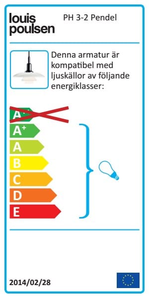 PH 3/2 hanglamp, Zwart Louis Poulsen