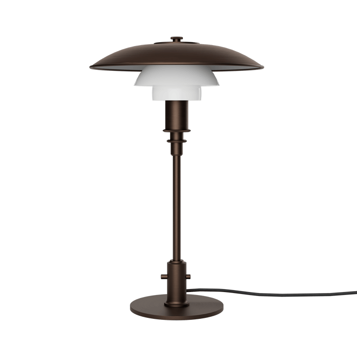 PH 3/2 Luna tafellamp - Aged brass-opaalglas - Louis Poulsen