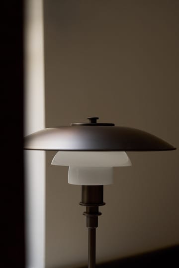 PH 3/2 Luna tafellamp - Aged brass-opaalglas - Louis Poulsen