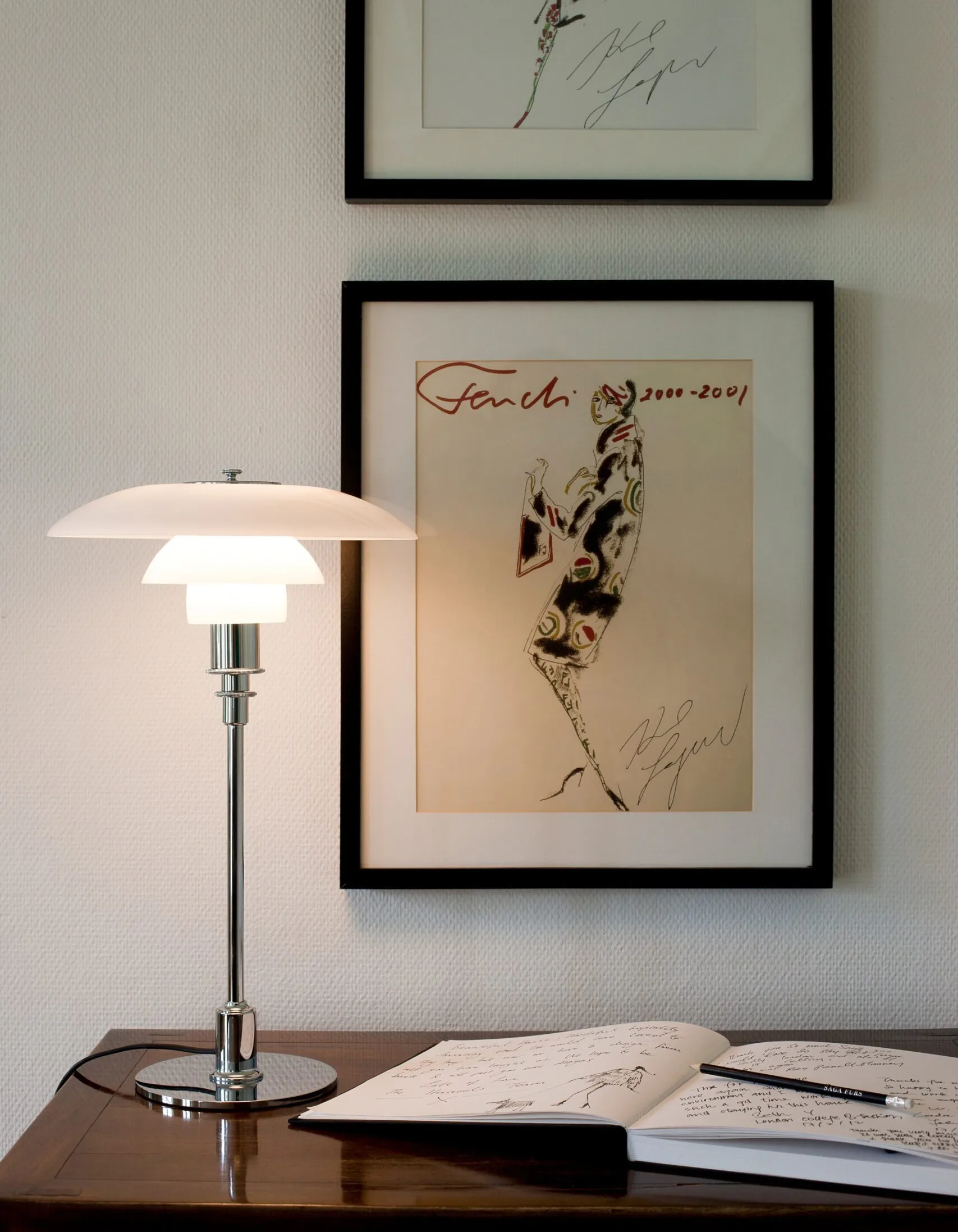 PH 3/2 tafellamp, Chroom Louis Poulsen