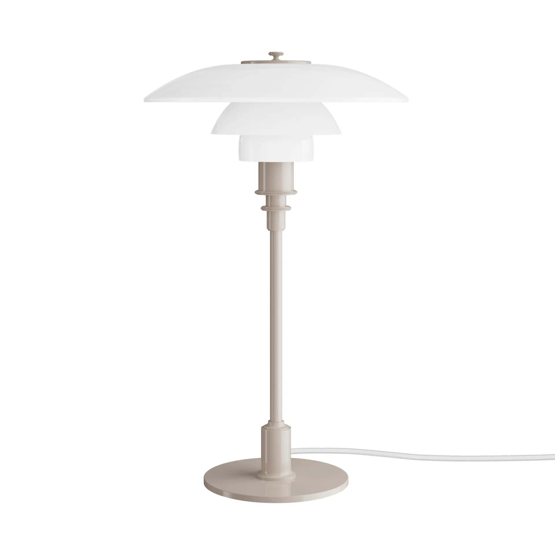PH 3/2 tafellamp, Glossy beige Louis Poulsen