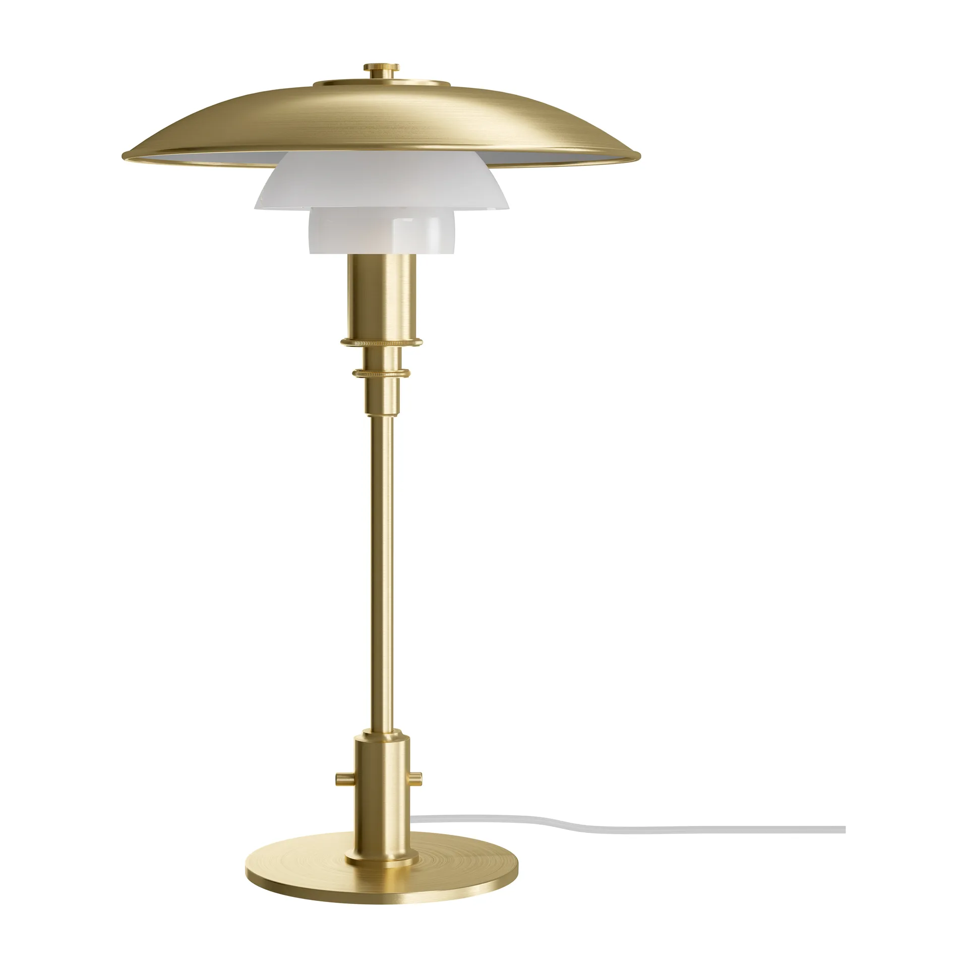 PH 3/2 tafellamp Limited Edition, Messing-opaalglas Louis Poulsen