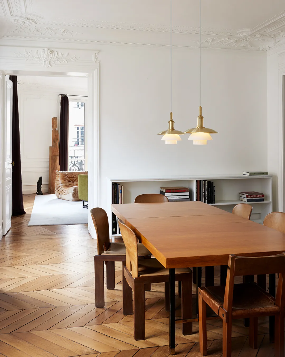 PH 3/3 hanglamp Limited Edition, Messing-opaalglas Louis Poulsen