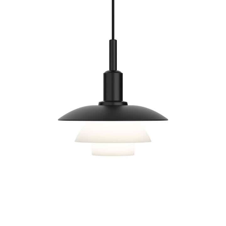 PH 3/3 hanglamp - Zwart-wit, metaal-glas - Louis Poulsen