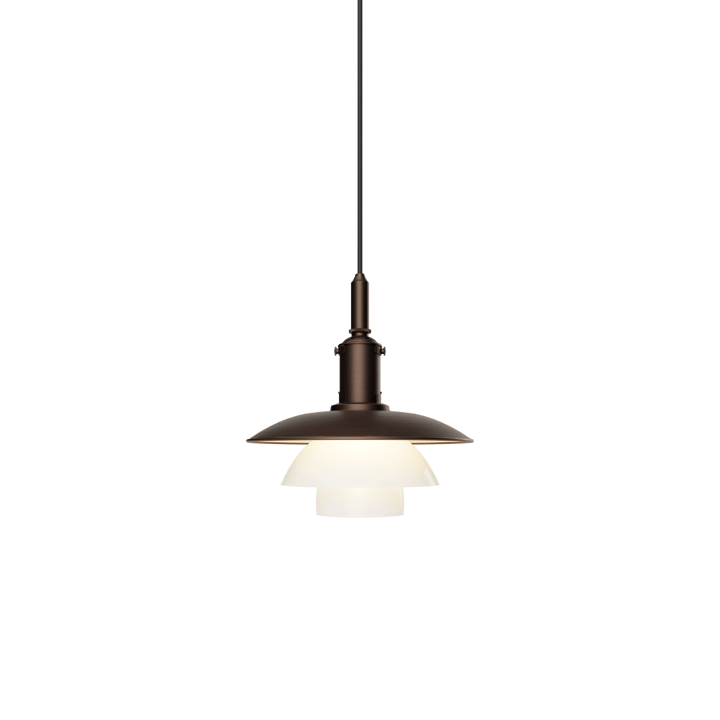 PH 3/3 Luna hanglamp, Aged brass-opaalglas Louis Poulsen