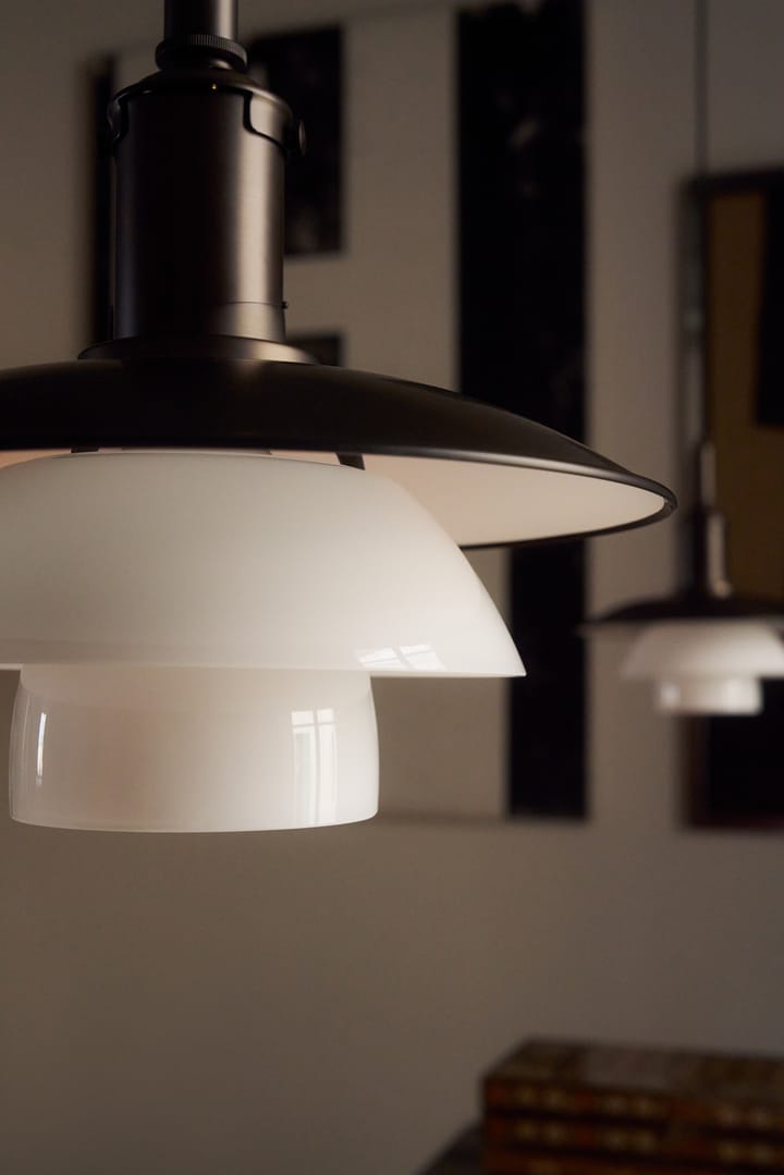 PH 3/3 Luna hanglamp, Aged brass-opaalglas Louis Poulsen
