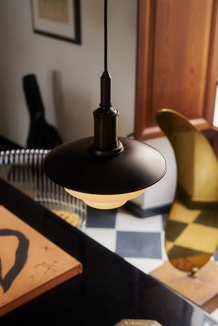 PH 3/3 Luna hanglamp, Aged brass-opaalglas Louis Poulsen