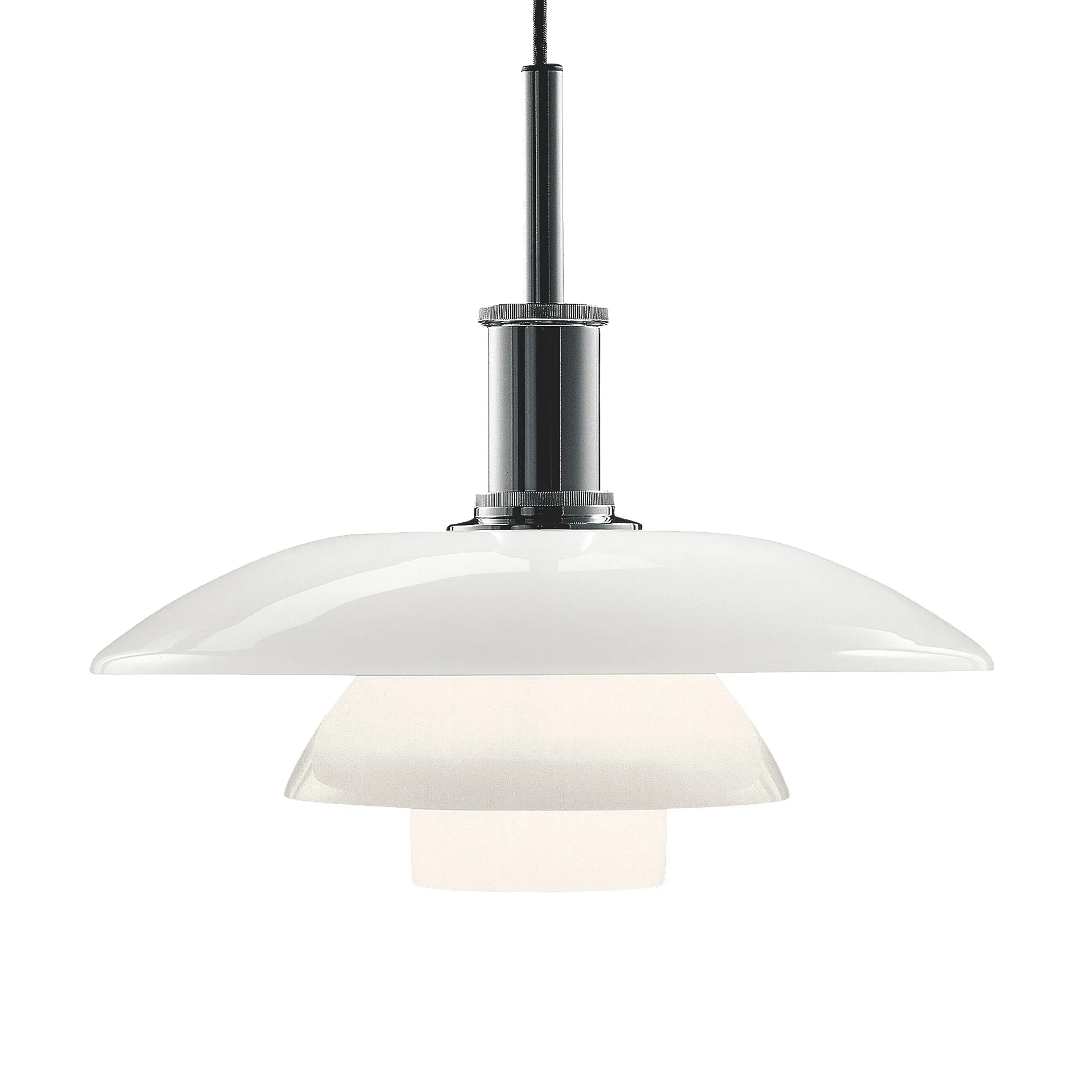 PH 4½-4 opaalglas hanglamp, Chroom Louis Poulsen