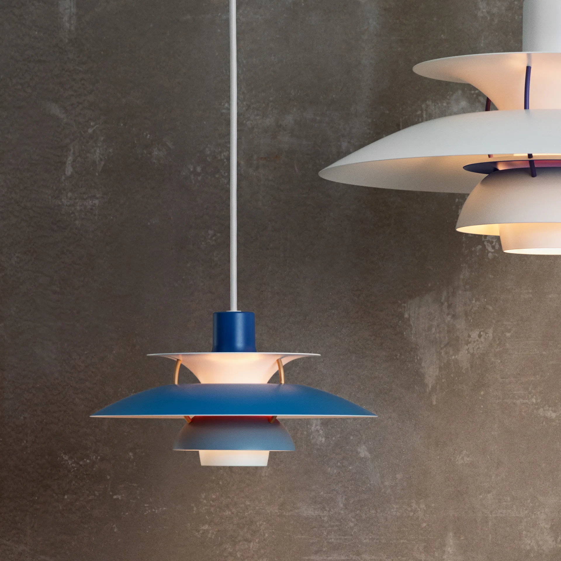 PH 5 hanglamp, Ø300, Blauw Louis Poulsen