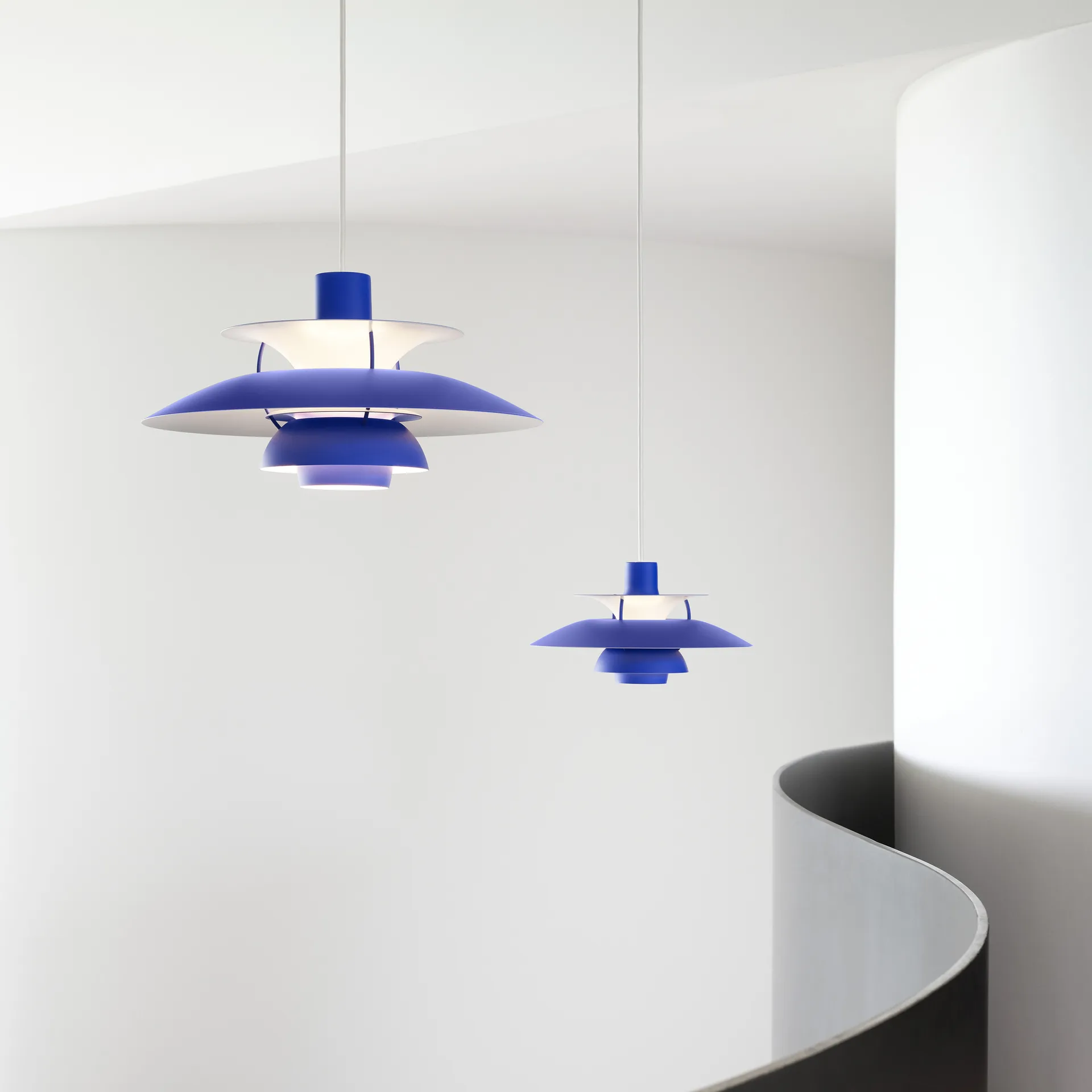 PH 5 hanglamp, Ø300, Blauw Louis Poulsen