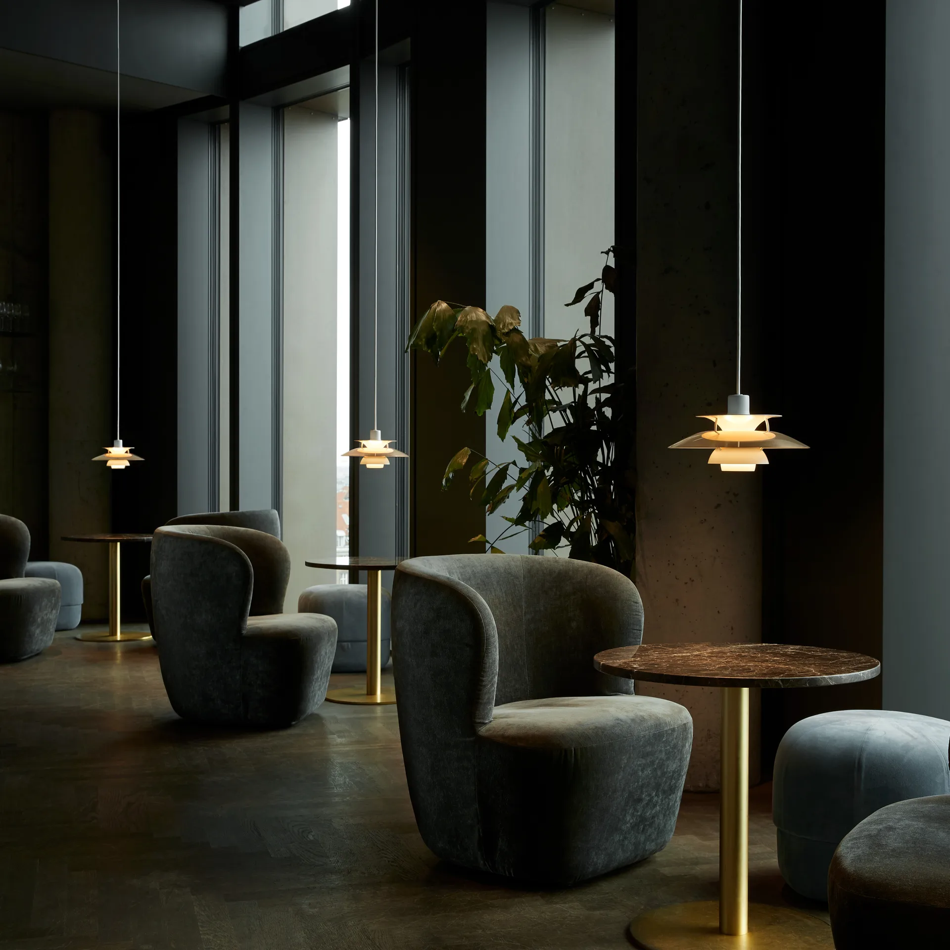 PH 5 hanglamp, Ø300, Messing Louis Poulsen