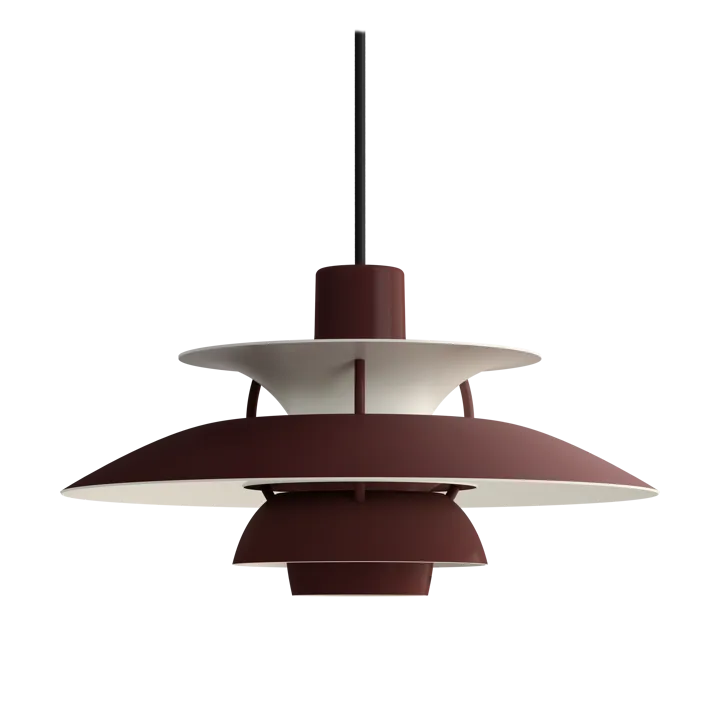 PH 5 hanglamp - Ø300, Monochrom burgundy - Louis Poulsen