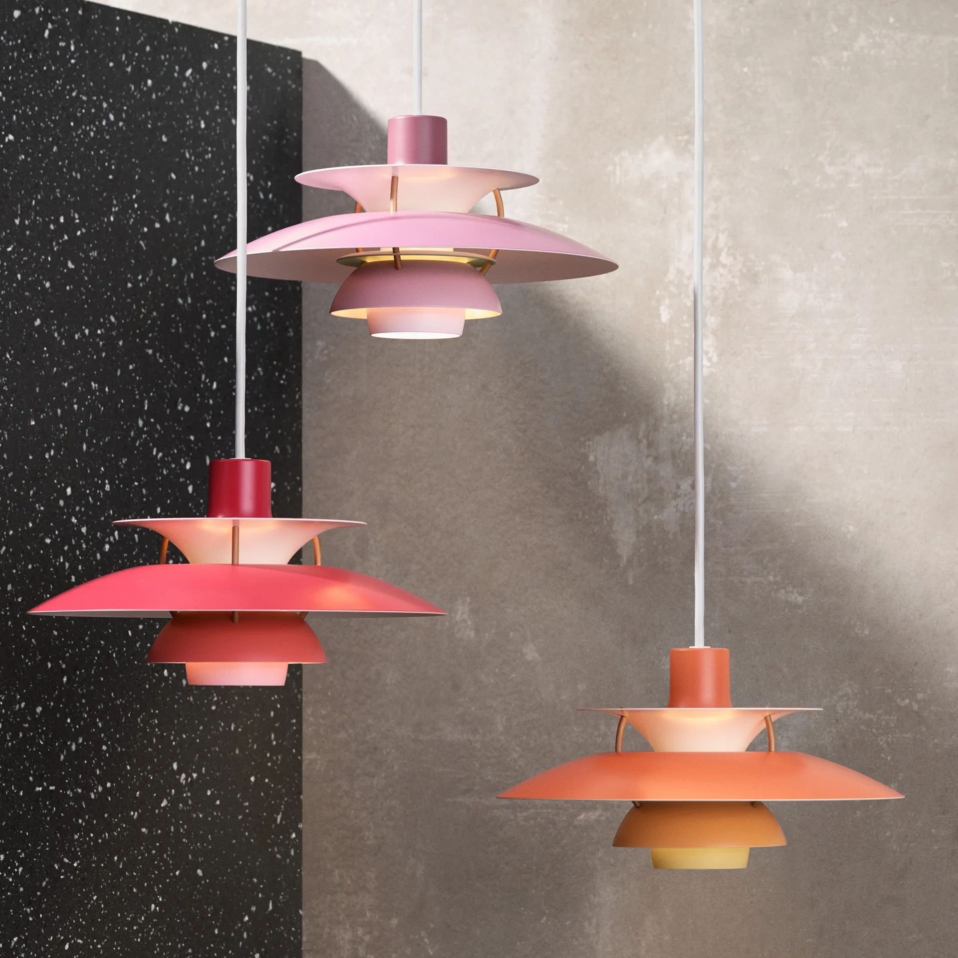PH 5 hanglamp, Ø300, Oranje Louis Poulsen