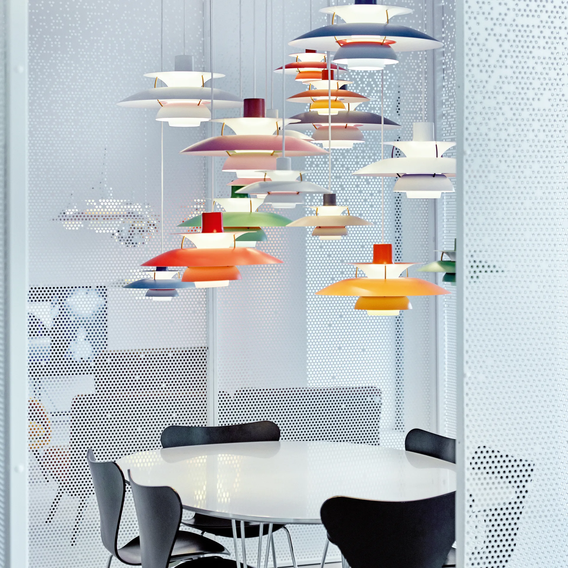 PH 5 hanglamp, Ø300, Oranje Louis Poulsen