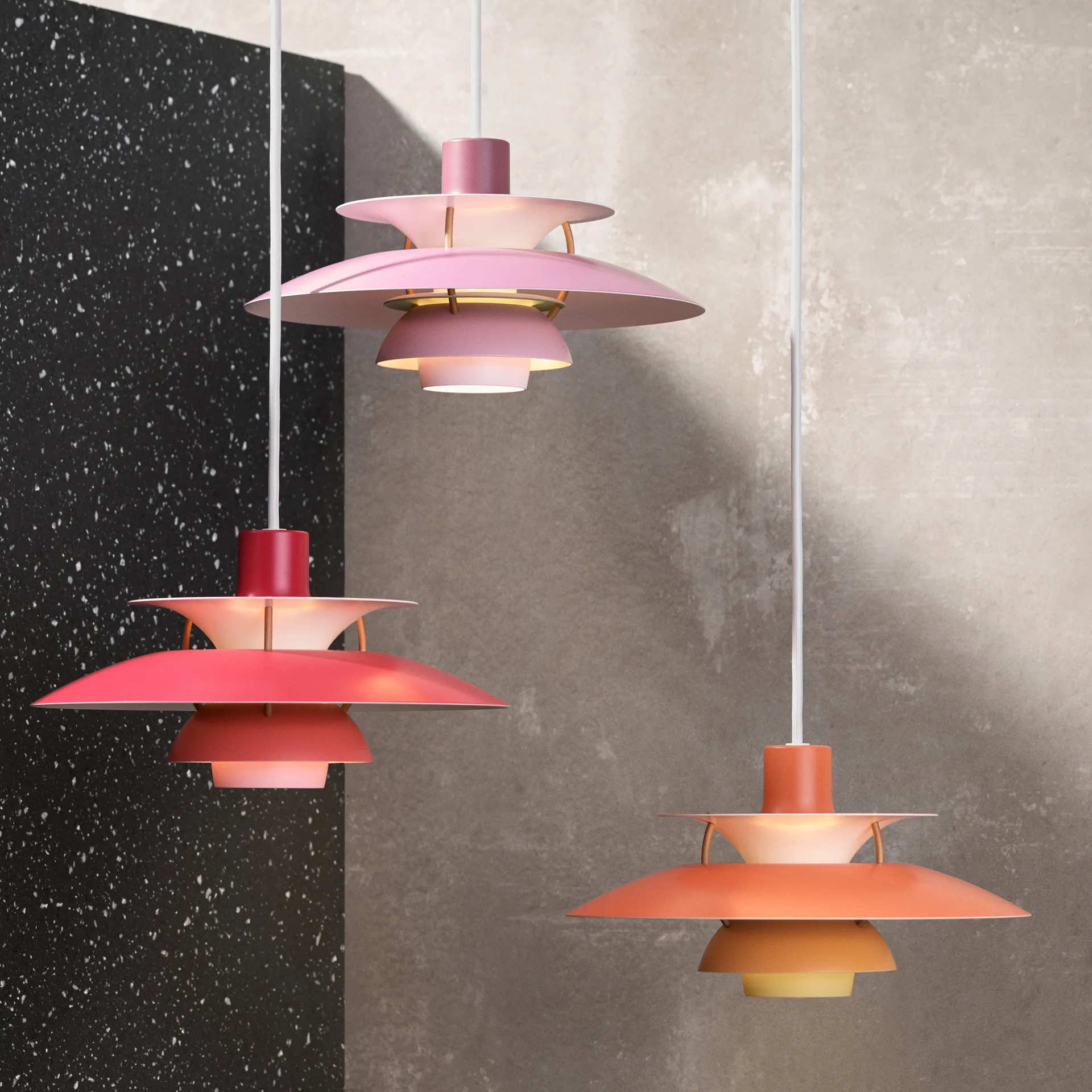 PH 5 hanglamp, Ø300, Rood Louis Poulsen