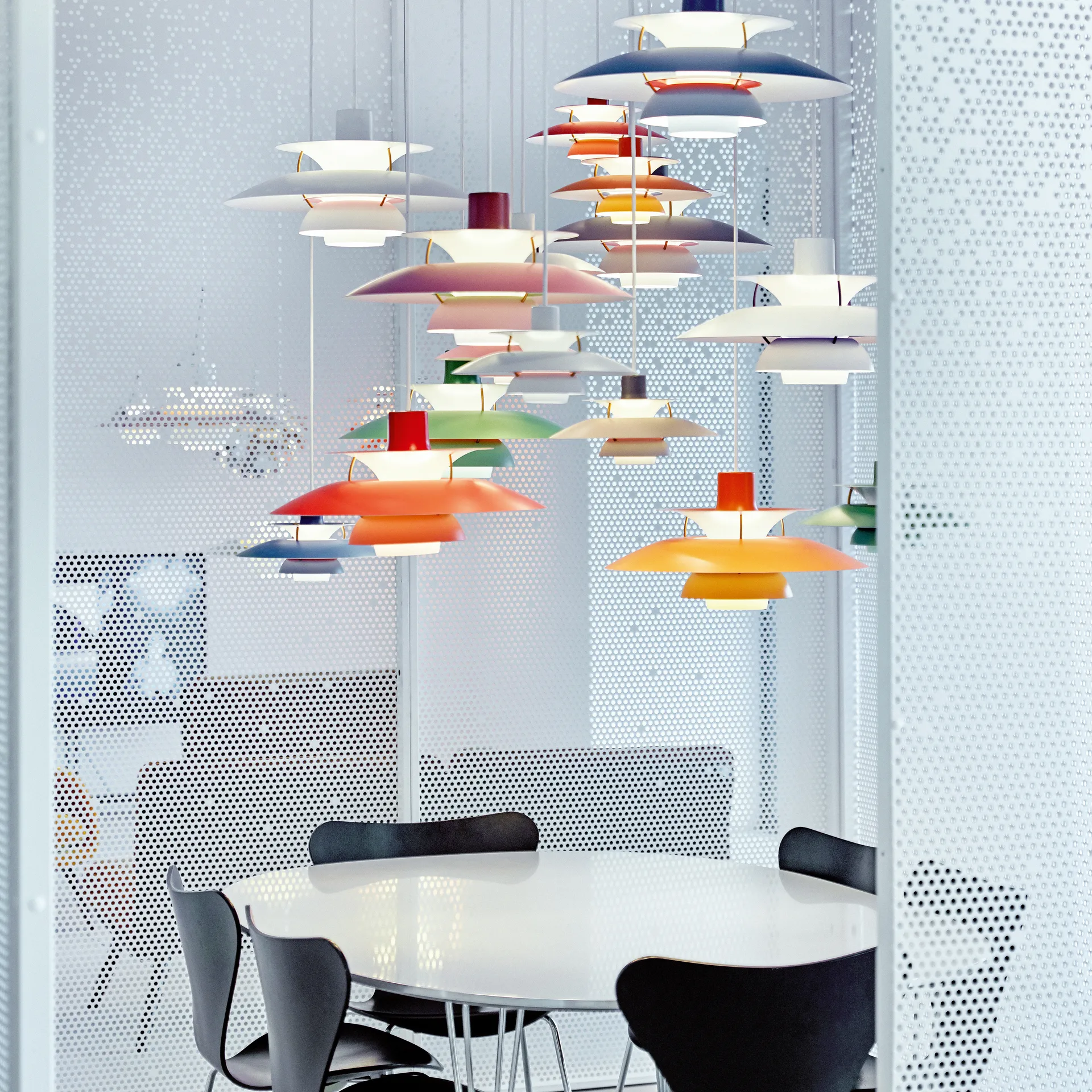 PH 5 hanglamp, Ø300, Rood Louis Poulsen