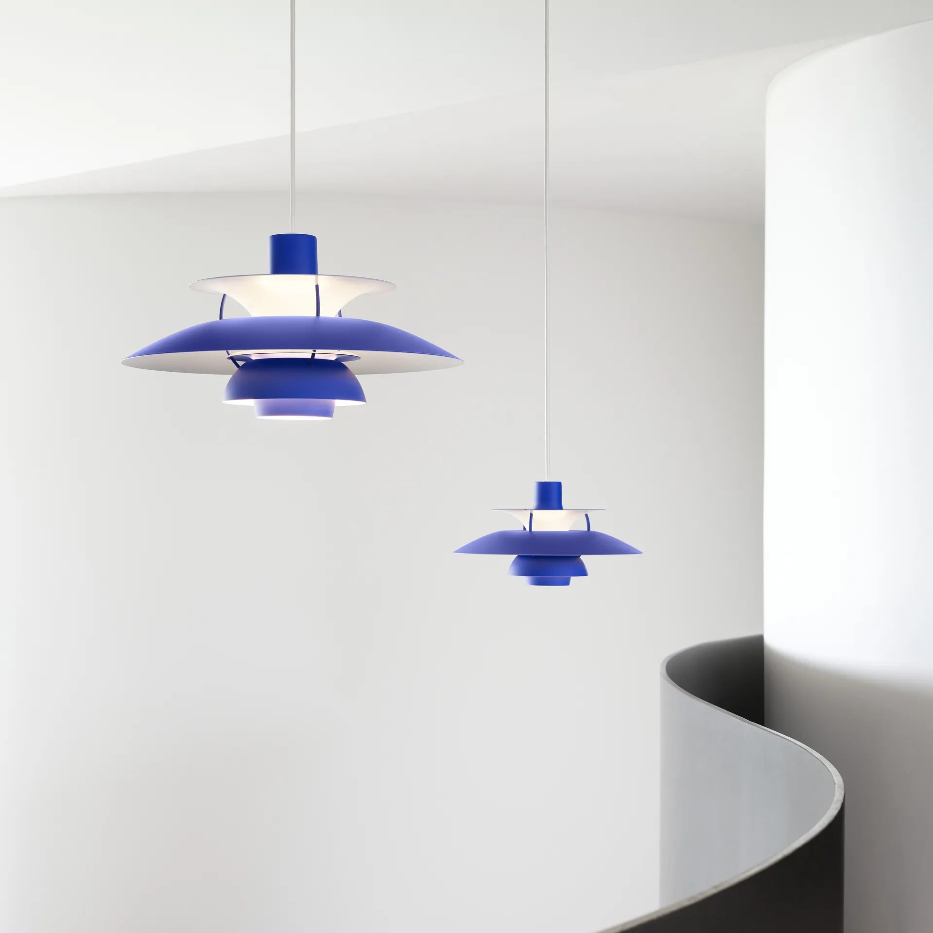 PH 5 hanglamp, Ø500, Blauw Louis Poulsen