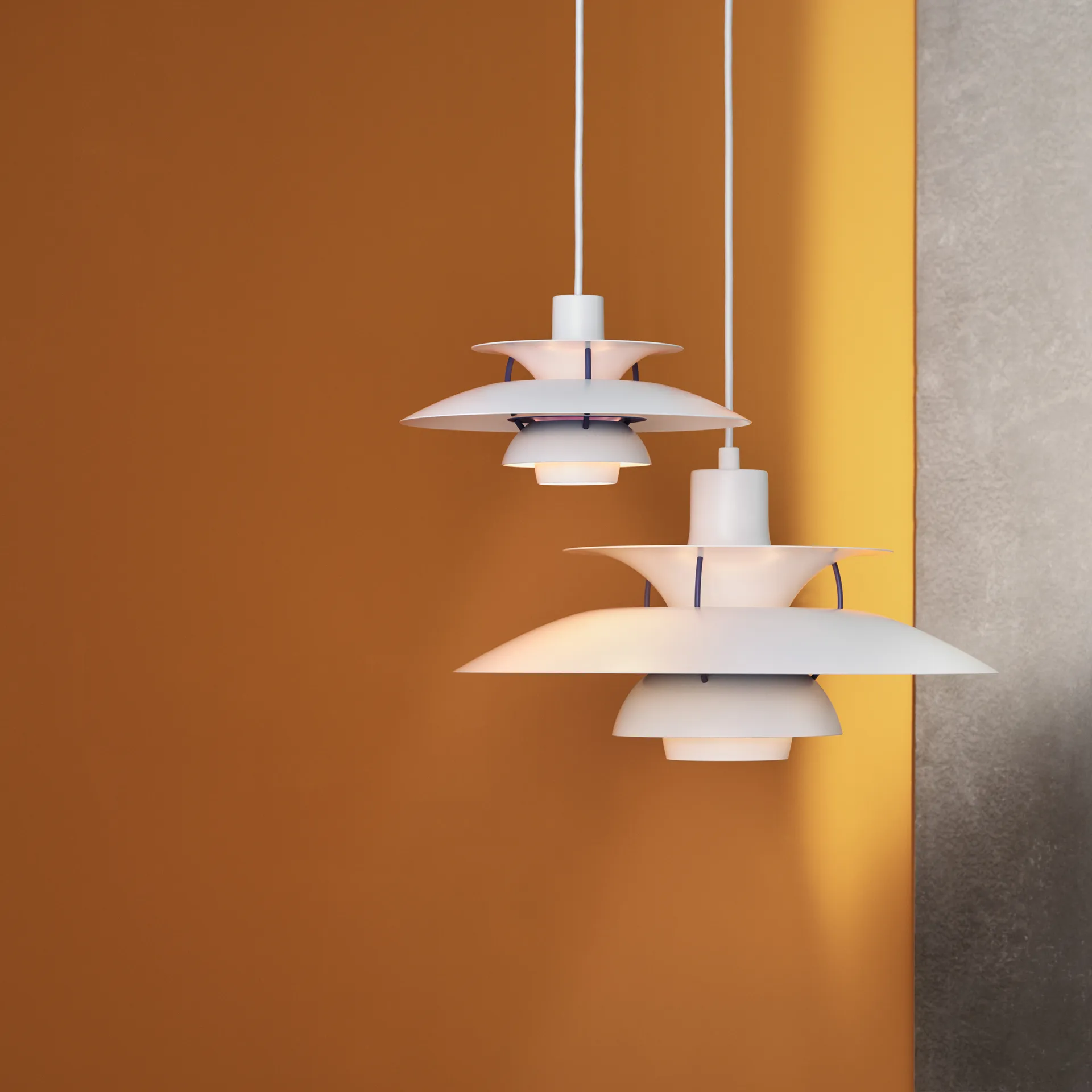 PH 5 hanglamp, Ø500, Klassiek wit Louis Poulsen