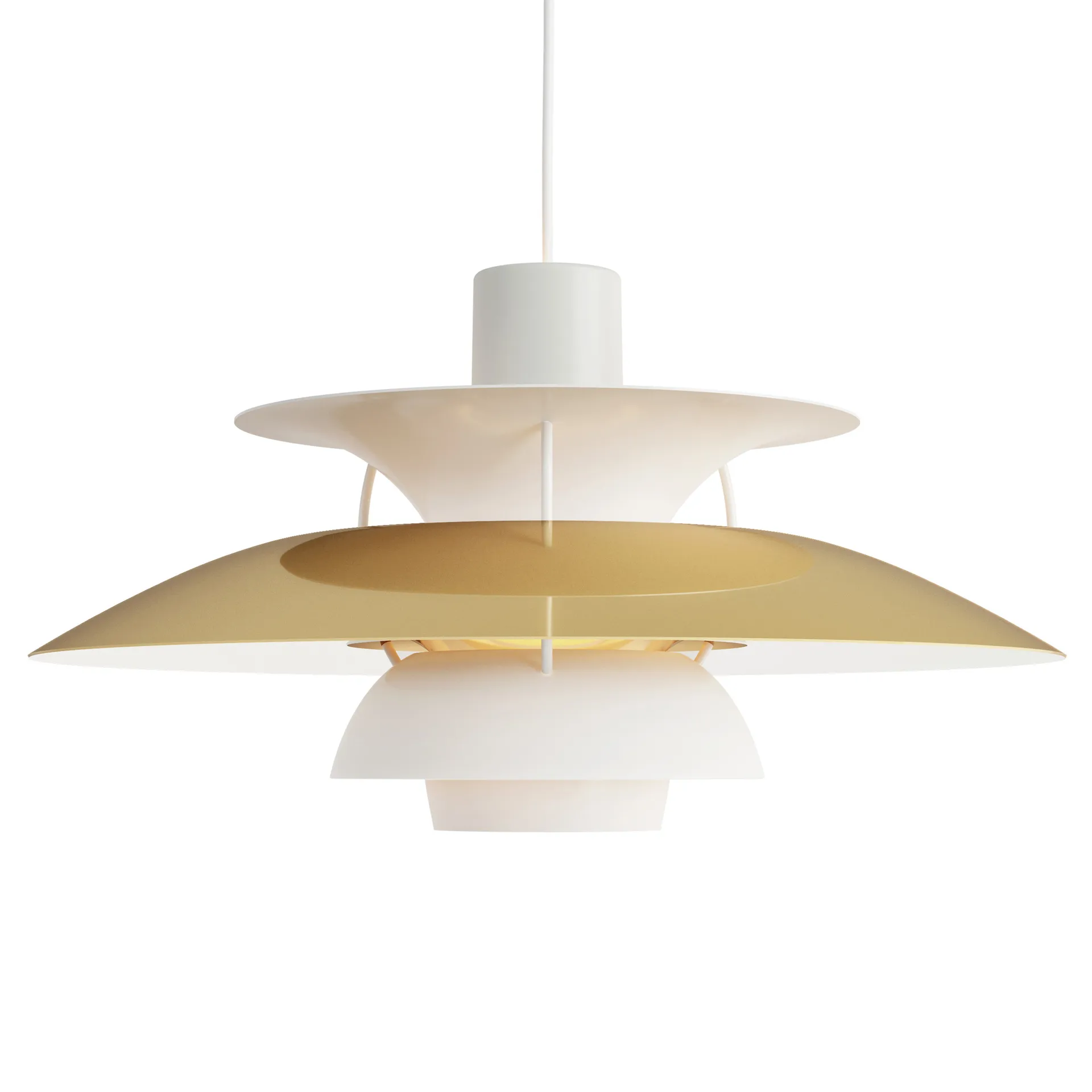 PH 5 hanglamp, Ø500, Messing Louis Poulsen