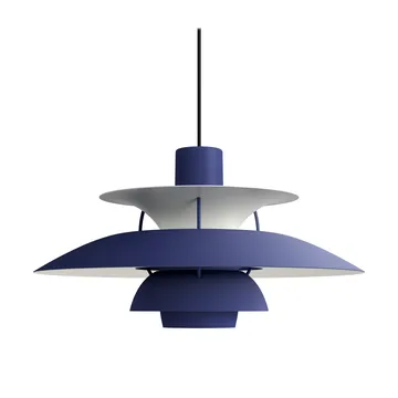 PH 5 hanglamp - Ø500, Monochrom dusty indigo - Louis Poulsen