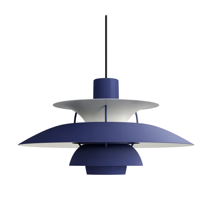 PH 5 hanglamp - Ø500, Monochrom dusty indigo - Louis Poulsen