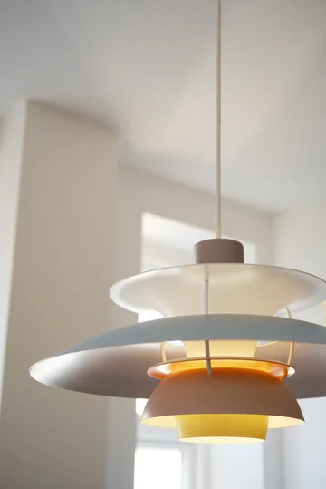 PH 5 hanglamp - Ø500, Pastel-oestergrijs-blauw-roze - Louis Poulsen