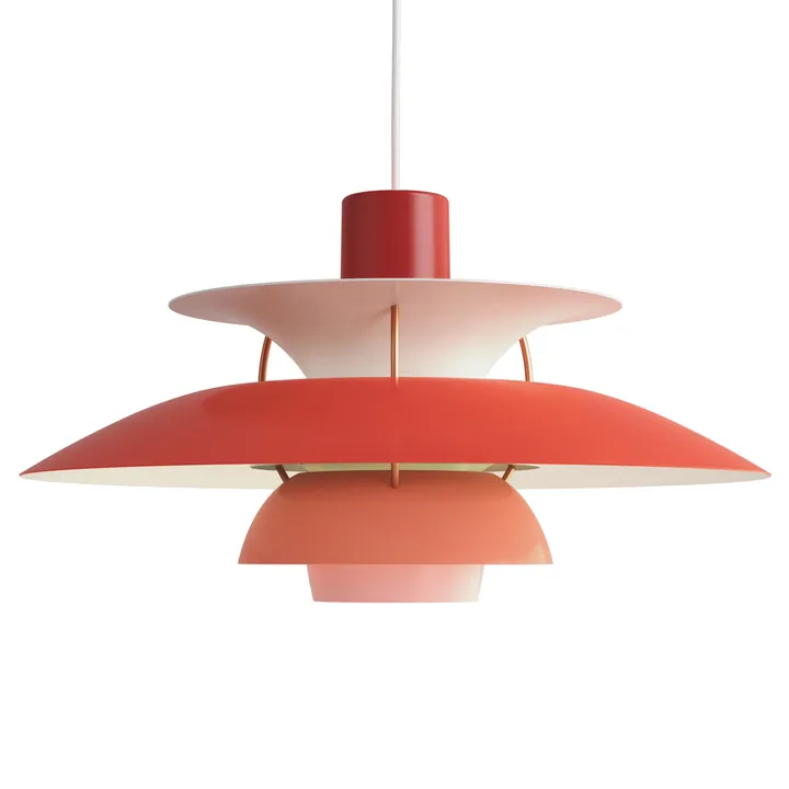 PH 5 hanglamp - Ø500, Rood - Louis Poulsen
