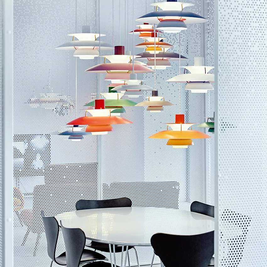 PH 5 hanglamp, Ø500, Rood Louis Poulsen