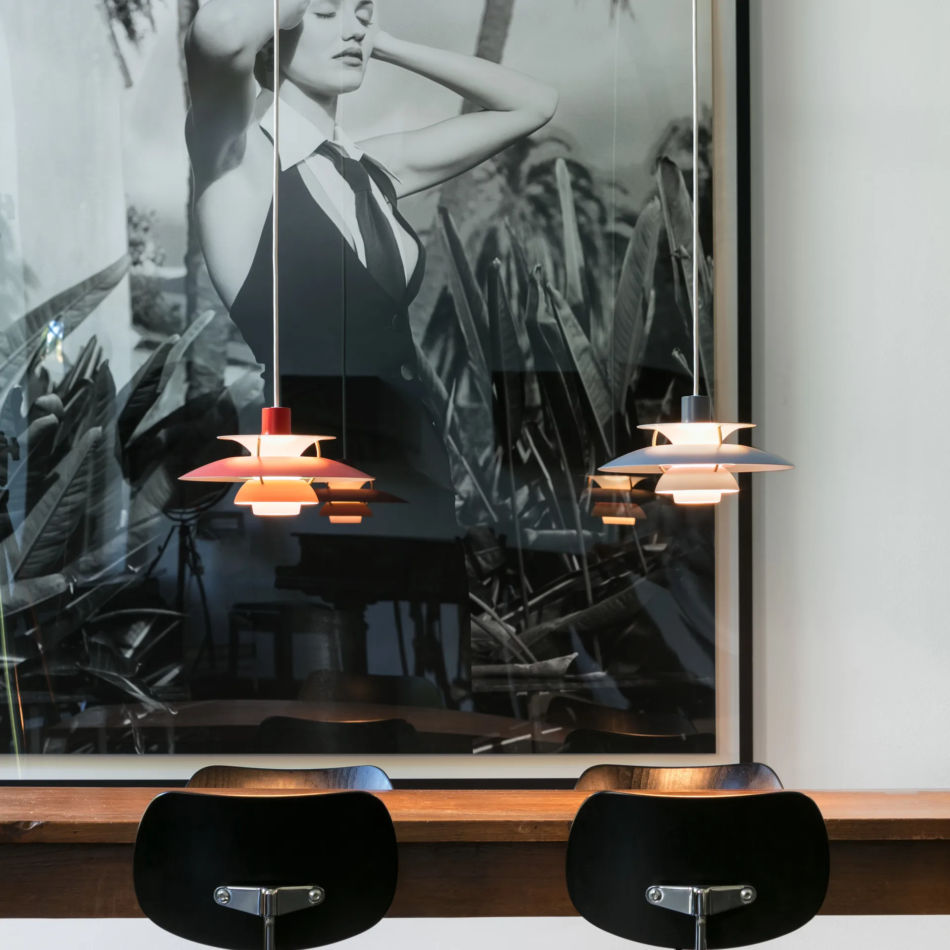 PH 5 hanglamp, Ø500, Rood Louis Poulsen