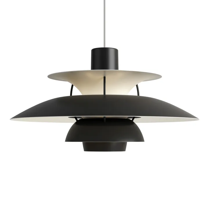 PH 5 hanglamp - Ø500, Zwart - Louis Poulsen