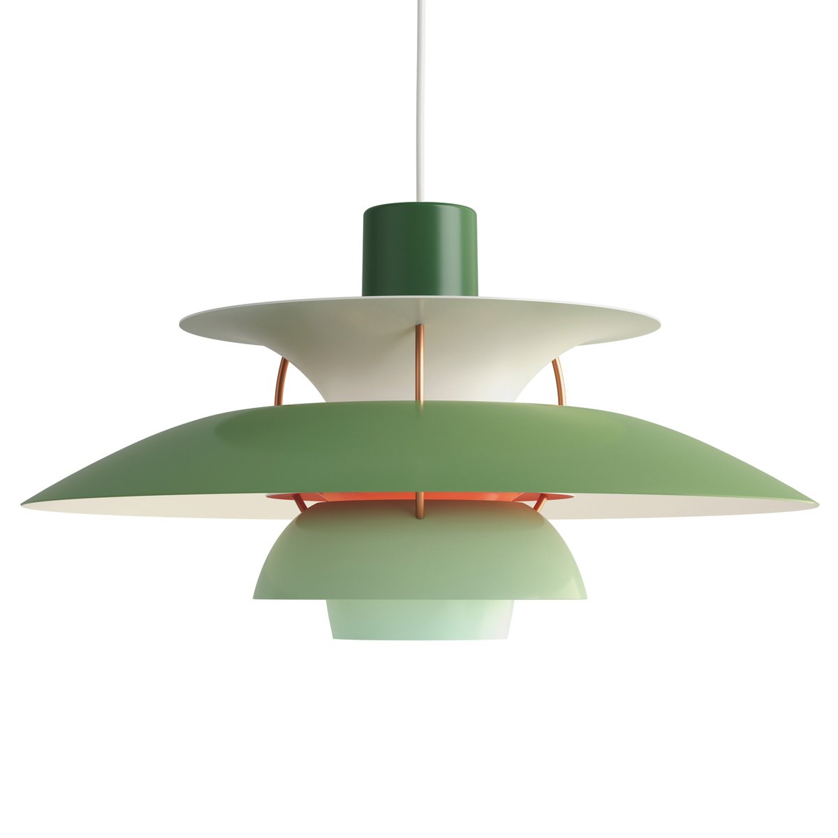 Louis Poulsen PH 5 hanglamp Groen | Scandinavisch Interieur | Hanglampen | Groen