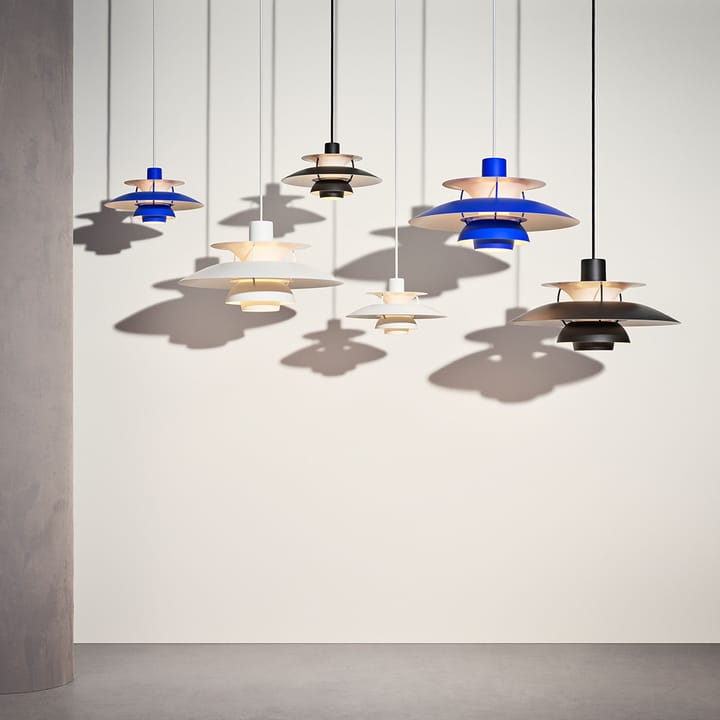 PH 5 hanglamp monochroom, Blauw Louis Poulsen