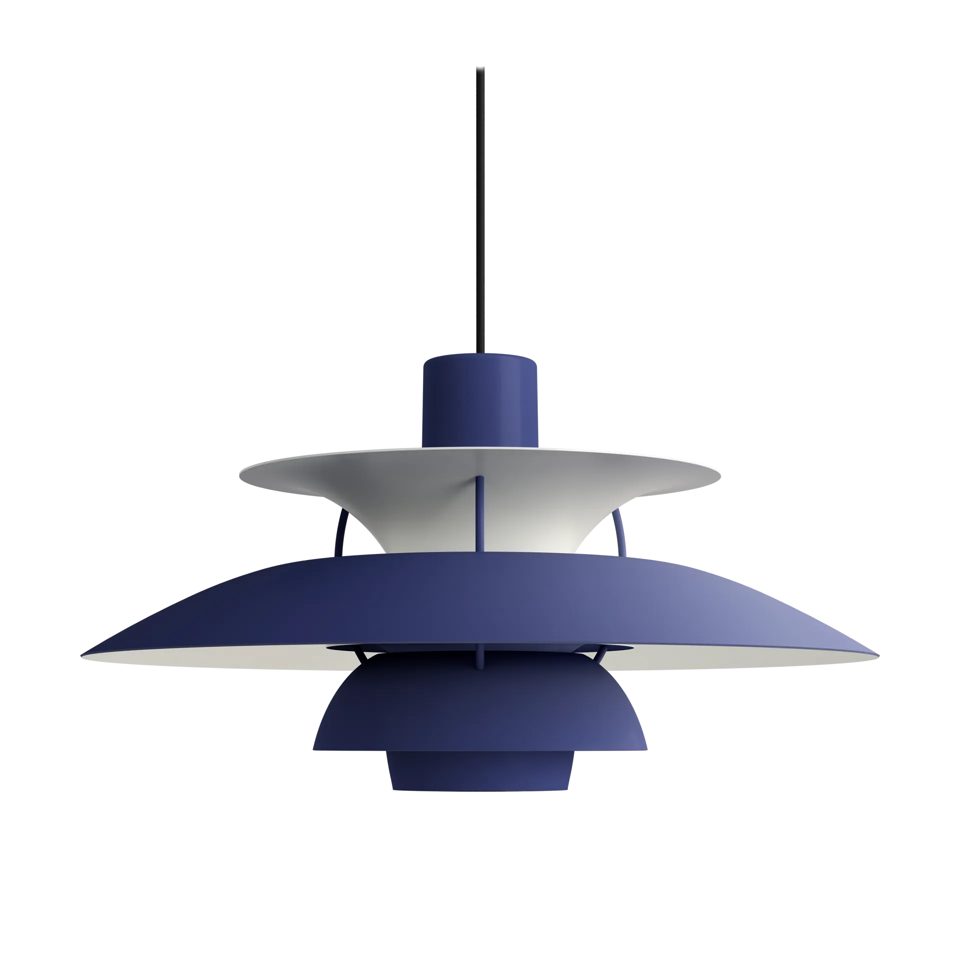 PH 5 hanglamp monochroom, Dusty indigo Louis Poulsen