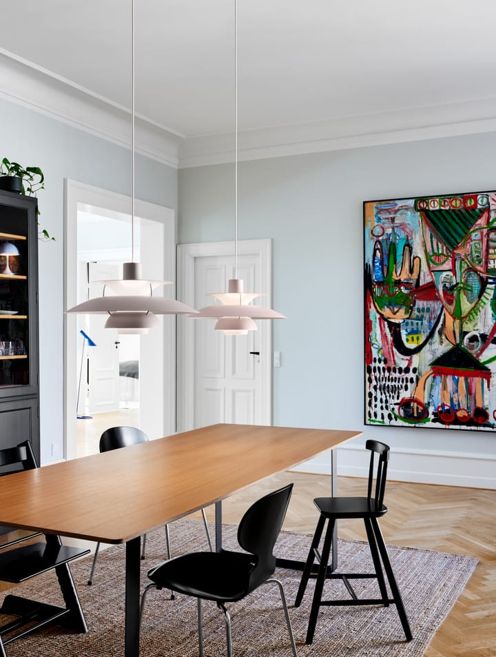 PH 5 hanglamp monochroom, Lichtroze Louis Poulsen
