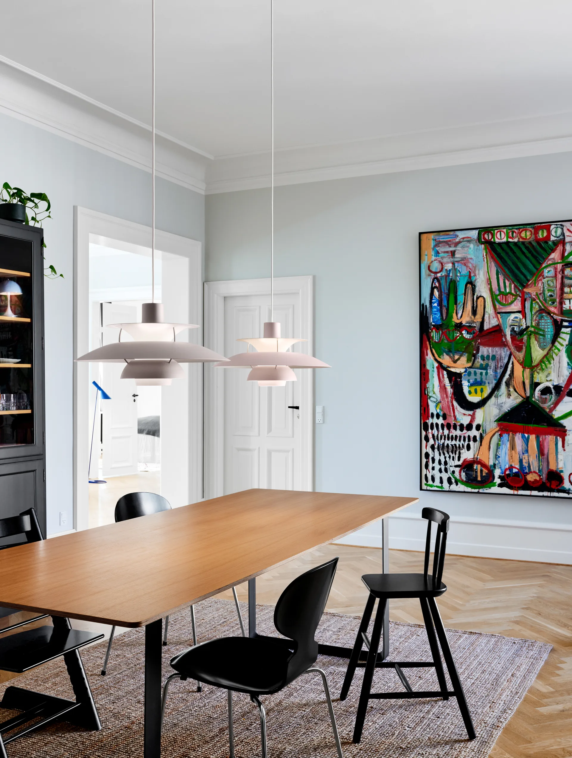 PH 5 hanglamp monochroom, Oestergrijs Louis Poulsen