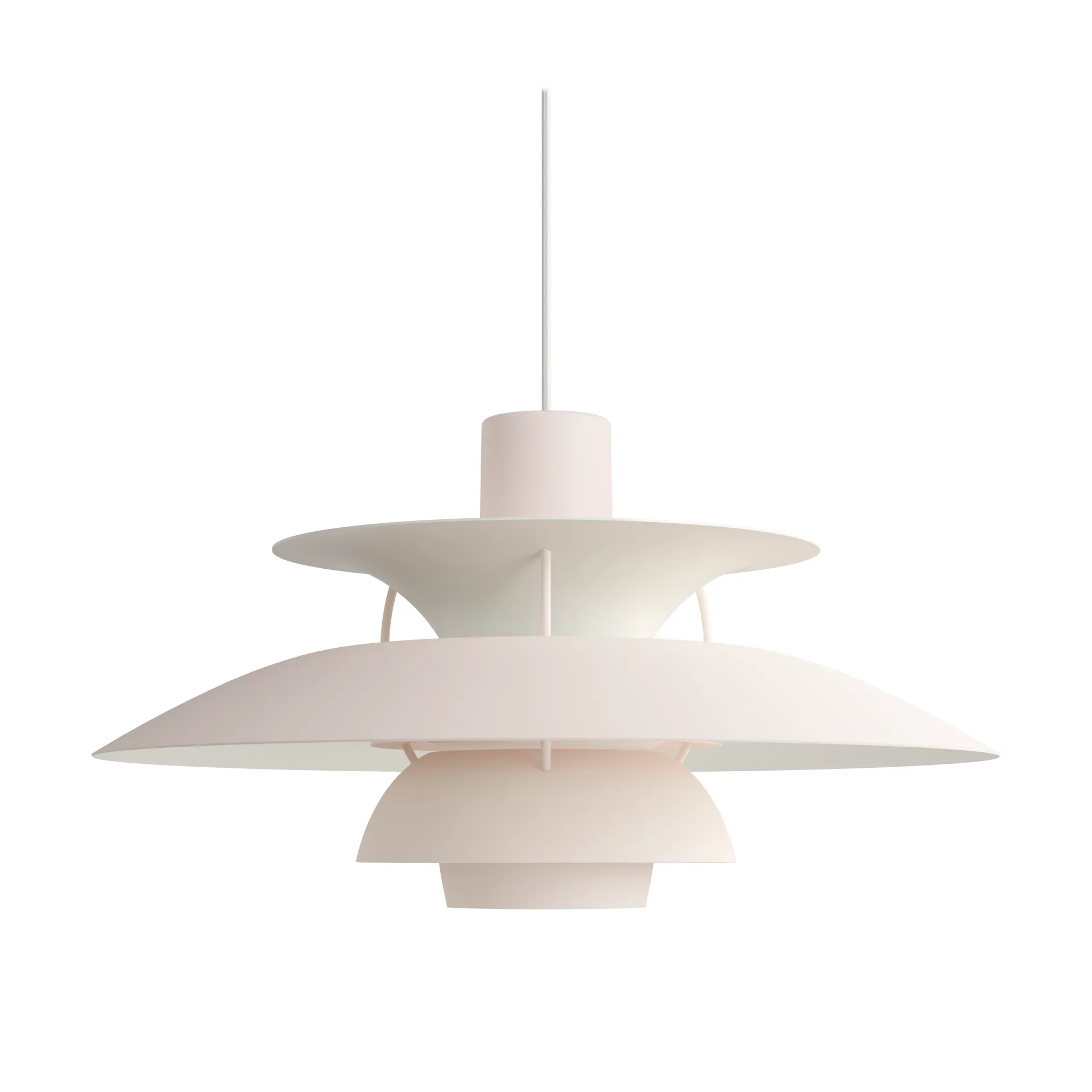 PH 5 hanglamp monochroom, Pale blush Louis Poulsen