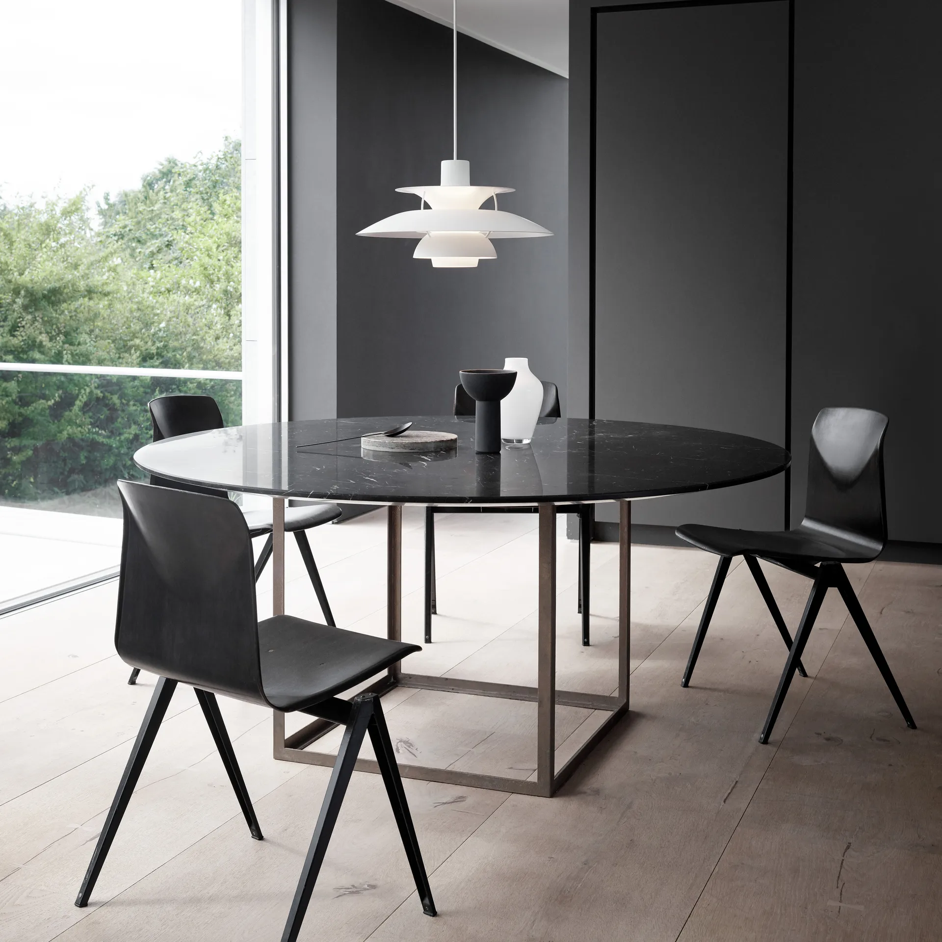 PH 5 hanglamp monochroom, Wit Louis Poulsen