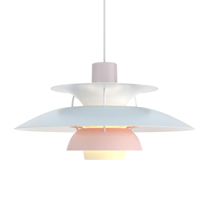 PH 5 hanglamp - Pastel-oestergrijs-blauw-roze - Louis Poulsen