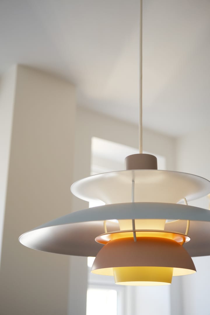 PH 5 hanglamp, Pastel-oestergrijs-blauw-roze Louis Poulsen
