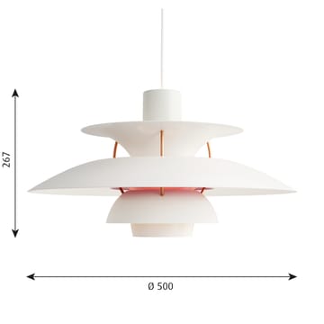 PH 5 hanglamp - Wit - Louis Poulsen