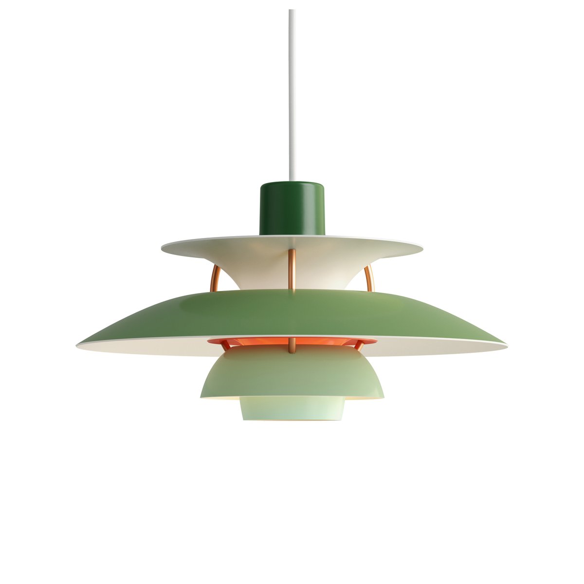 Louis Poulsen PH 5 MINI hanglamp Groen | Scandinavisch Interieur | Hanglampen | Groen