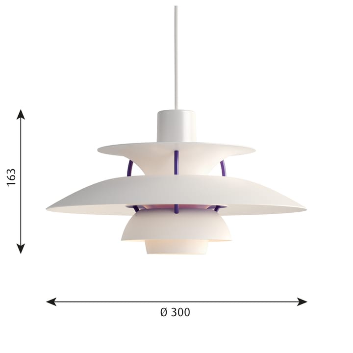 PH 5 MINI hanglamp - Klassiek wit - Louis Poulsen